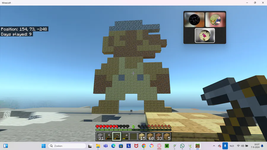 Mario Minecraft Block Bench Java Game Jolt - Share your creations