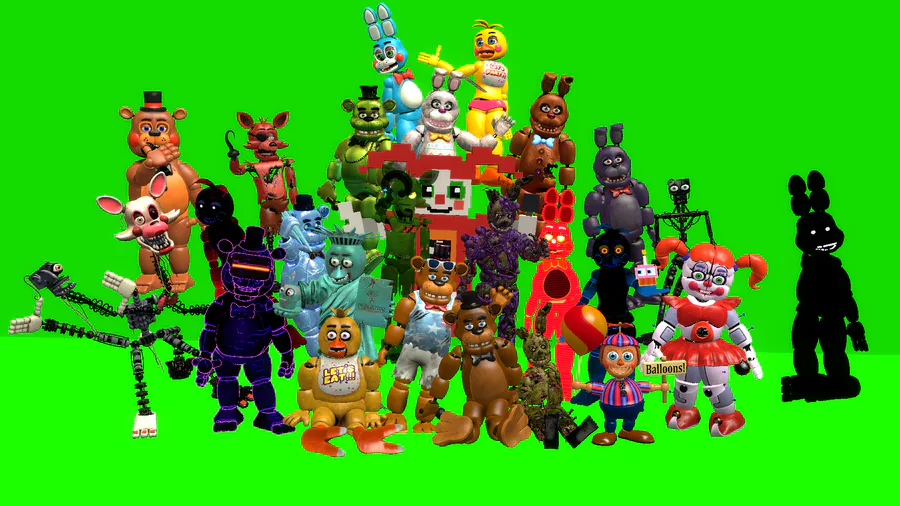 ZBonnieXD on Game Jolt: FNaF AR Skins, but in FNaF 4 Style! Animation by  me. Models by Blac