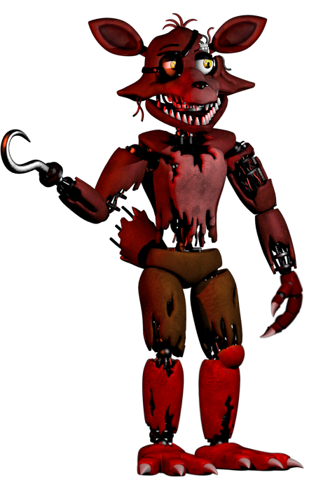 Withered Foxy - Desenho de tales_3004 - Gartic