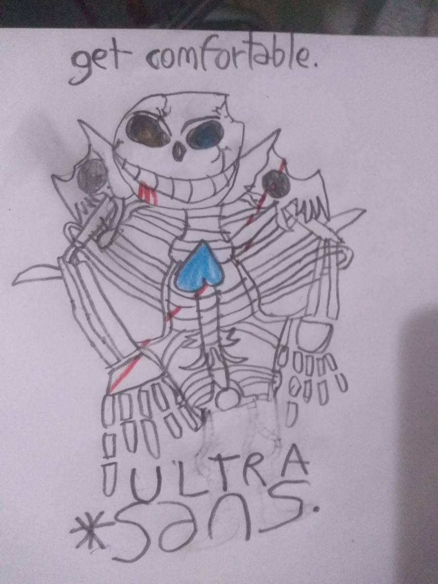 Supanigam Archive On Game Jolt Ultra Sans Fanart Time Wasted 10 Minutes Software My Pen And