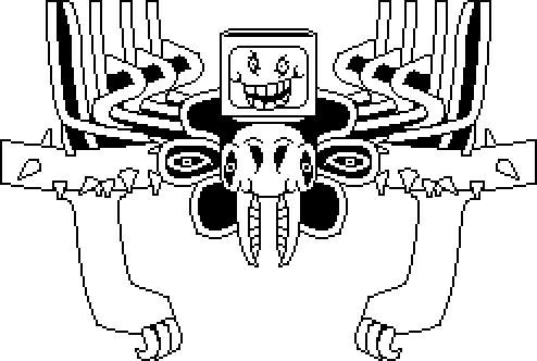 Pixilart - Evil Flowey from Undertale by Anonymous