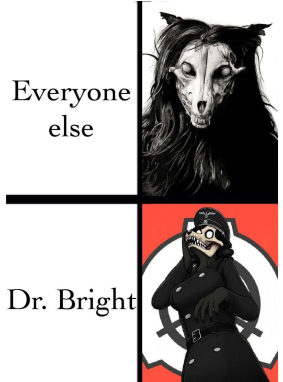 Scp1471 Dr bright w_what is that art of me Dr bright 😘 Scp4171 why.