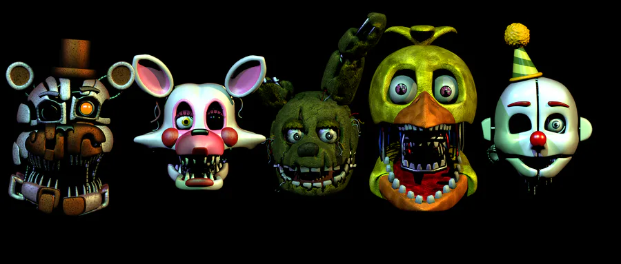 Withered Animatronics Mod (FNAF 1) by Viki S. Levine - Game Jolt