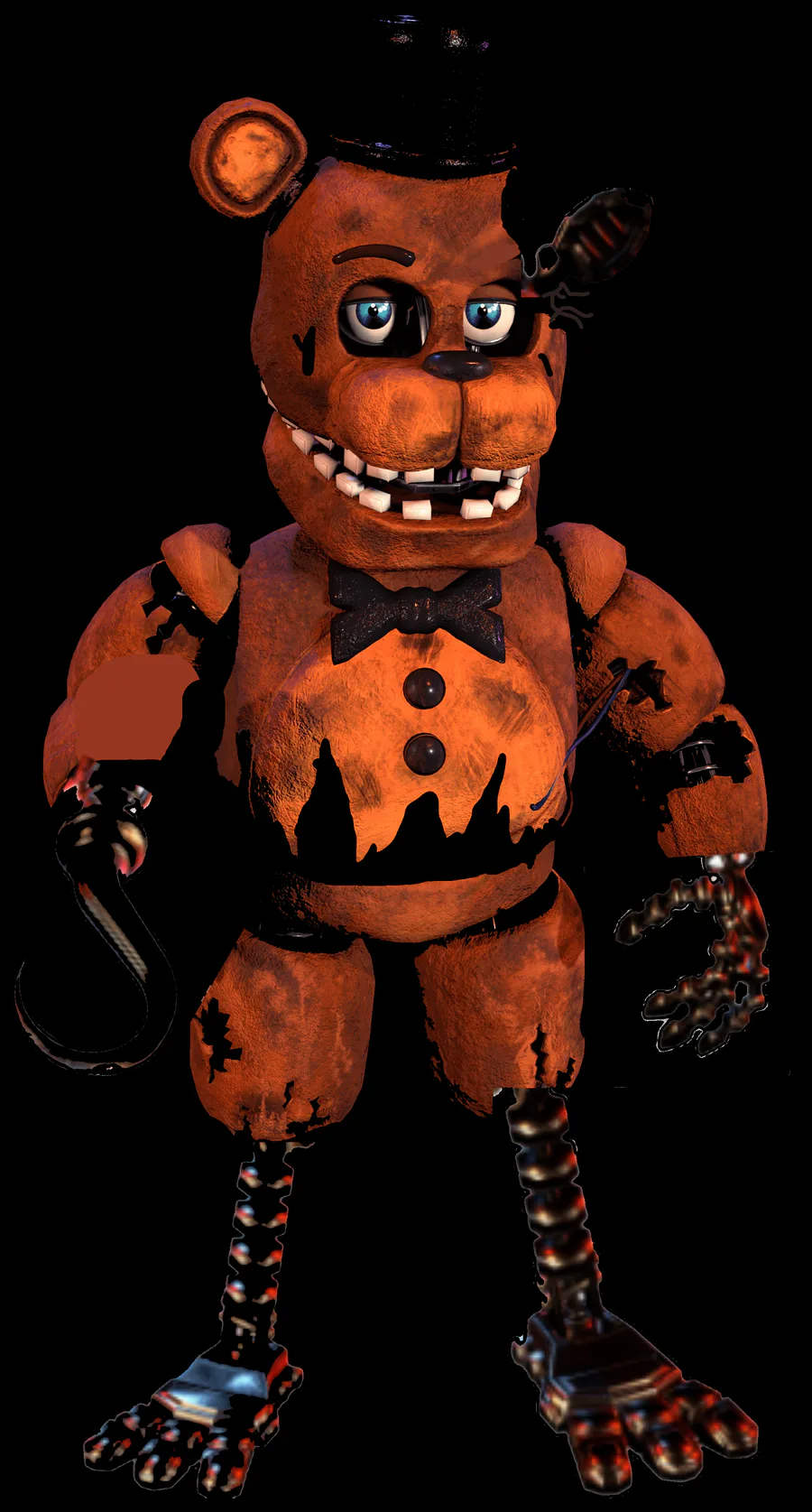 Plushtap_GamingYT on Game Jolt: Withered freddy eats ignited foxy's hot  wings!