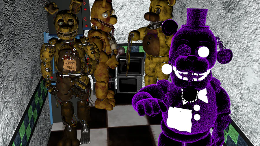 Kirbdavon on Game Jolt: golden freddy and shadow freddy