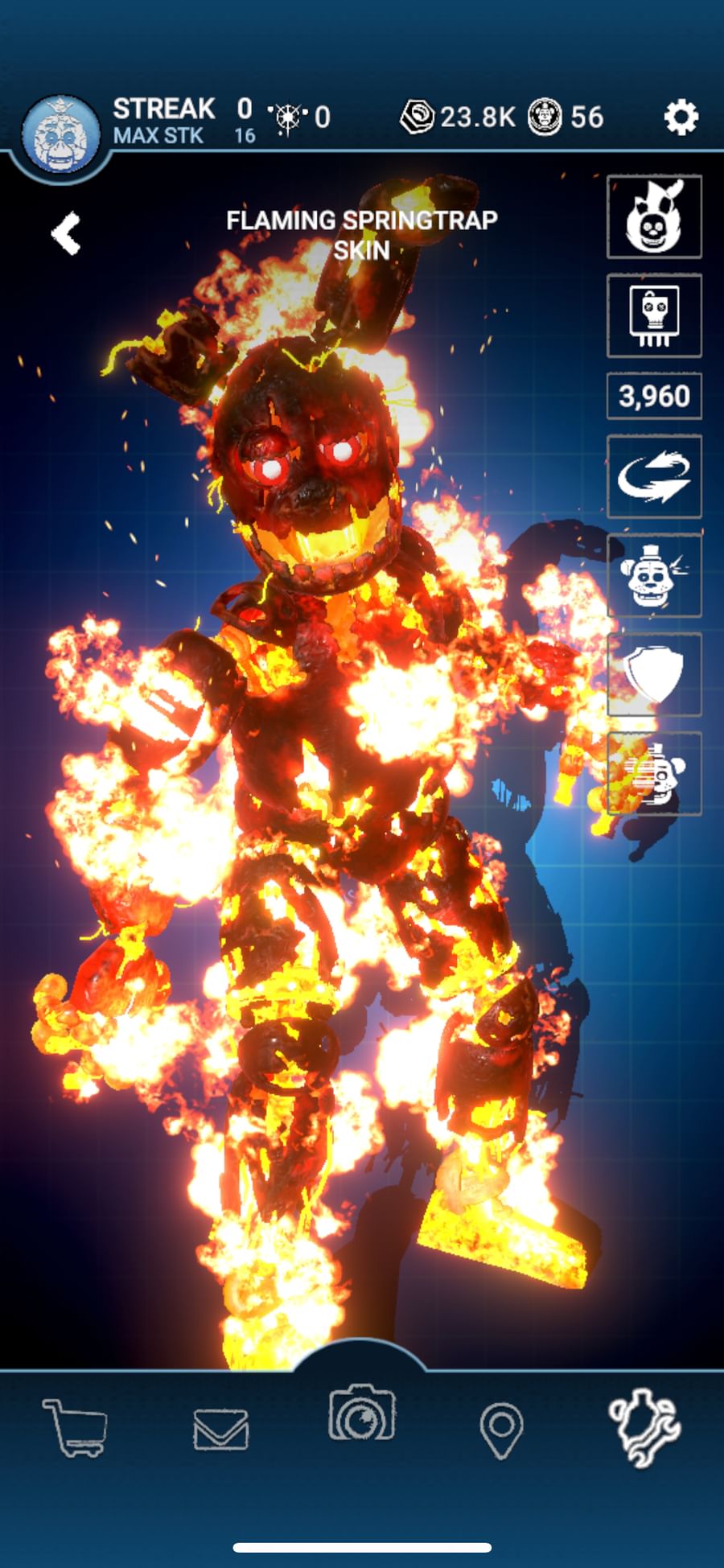 flaming springtrap plush