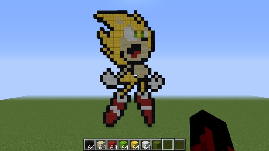Featured image of post Sonic Pixel Art Minecraft