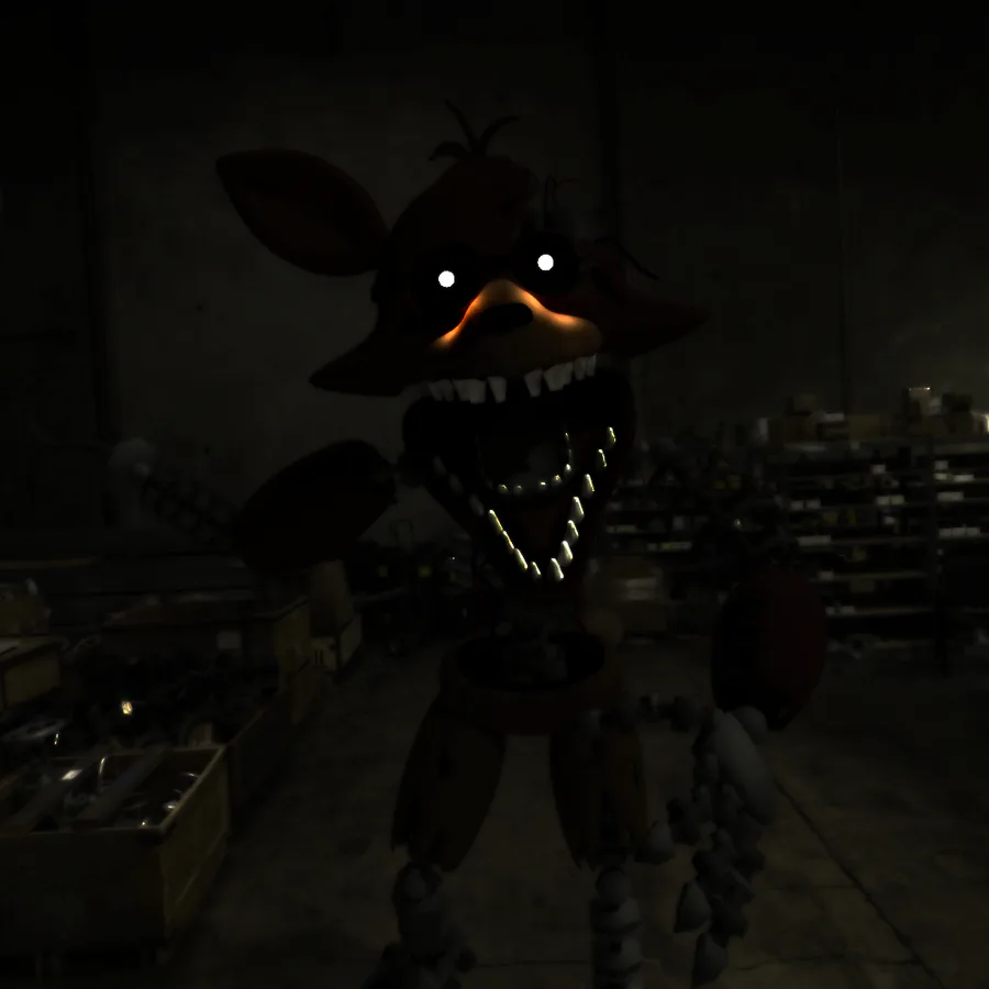 Stylized Ignited Foxy FNaF TJOC Animation, fnaf tjoc