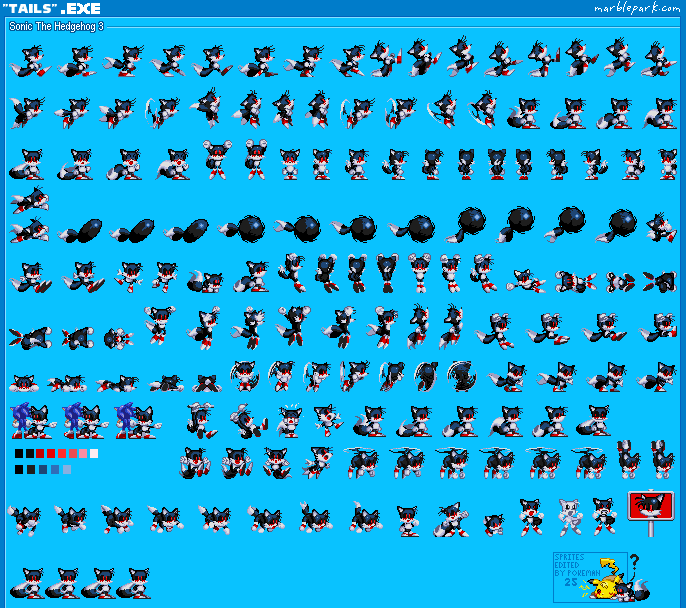 Demonized Tails sprites V2 DEMO! by evgeniimurin on DeviantArt