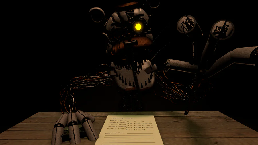 Renders de Molten Freddy en el salvage(modelo por