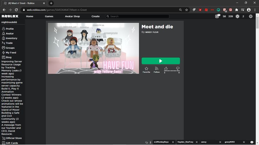 New Posts In Meme Roblox Community On Game Jolt - en roblox n update roblox meme on meme