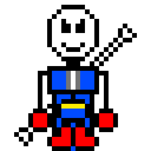 Minecraft: Pixel Art Tutorial and Showcase: Sans on a Tricycle (Undertale)  