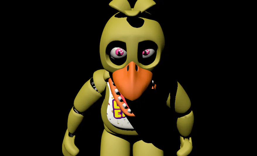 🥞! on Game Jolt: Withered Chica/ Dismantled Chica (FNaF 1)