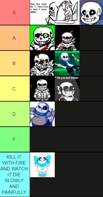 Smash Creeper On Game Jolt Underswap Sans Tier List Ngl Id Say Its Pretty Accurate