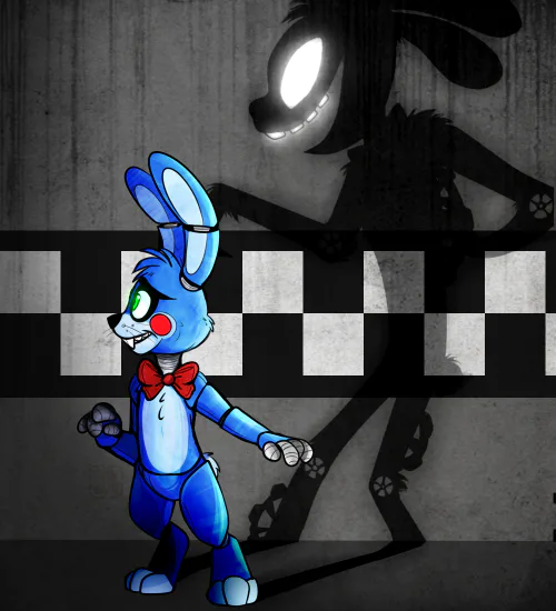 wingedwolf94 on Game Jolt: shadow bonnie and shadow freddy together  friends