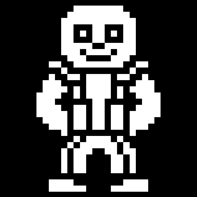 Pixilart - Sans 32x32 by MilkeyMineCraze