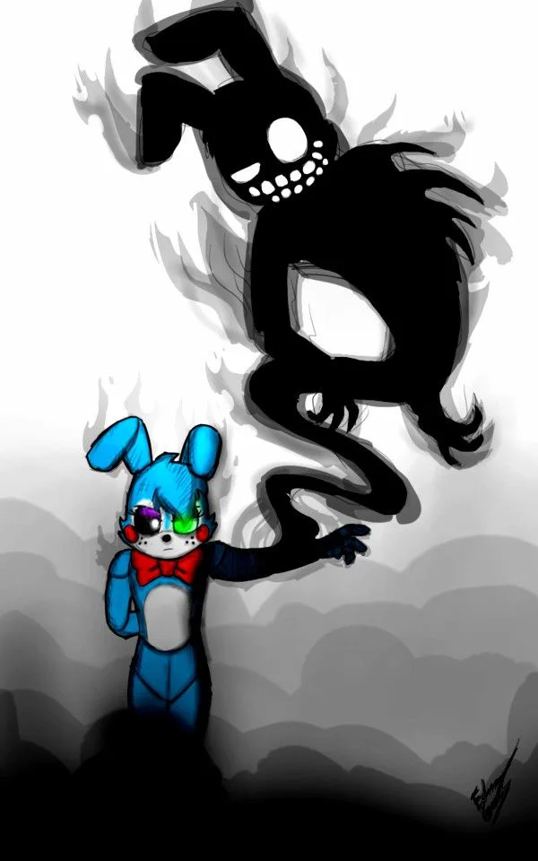 Shadow Freddy and Shadow Bonnie — Weasyl