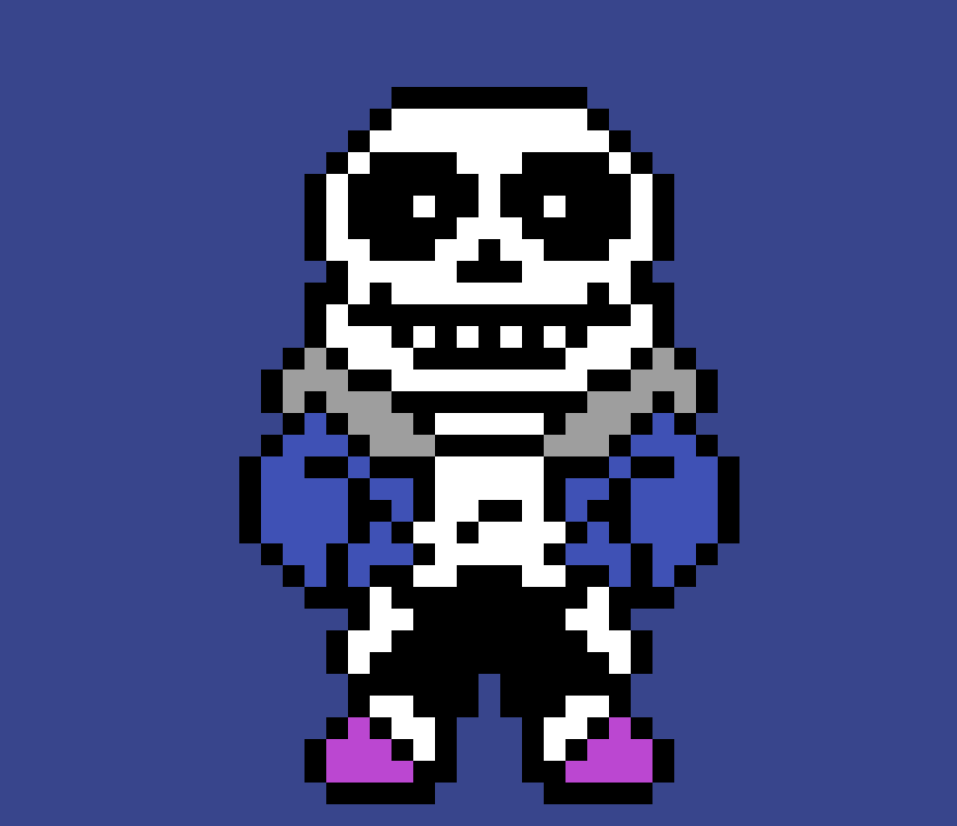 Pixilart - horror sans by g-sans