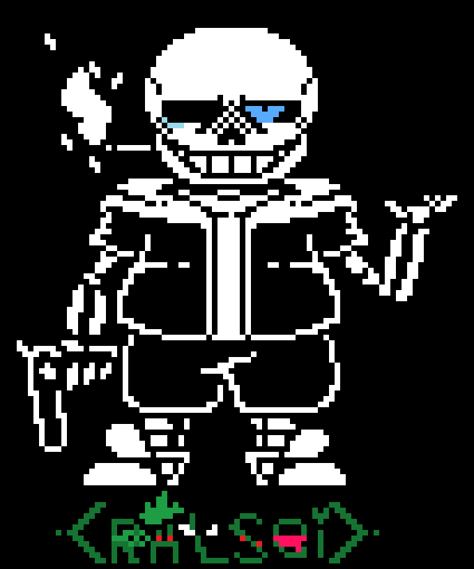 Choki (im not alive but im not dead :) ) on Game Jolt: Nightmare Sans. I  think this pink blood looks cool! Also I finally