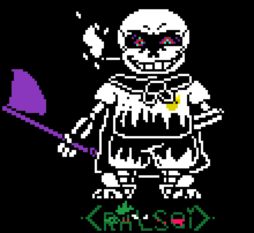 Choki (im not alive but im not dead :) ) on Game Jolt: Nightmare Sans. I  think this pink blood looks cool! Also I finally