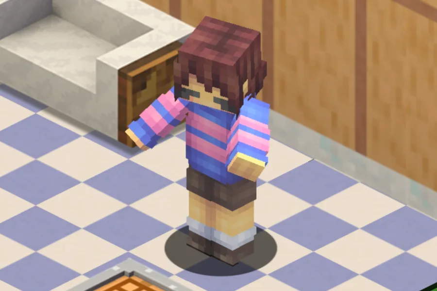 frisk from undertale Minecraft Skin