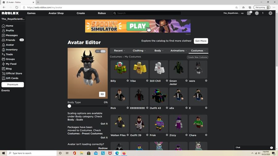 New Posts In Avatar Roblox Community On Game Jolt - roblox not loading correctly