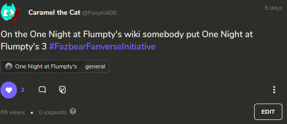 Category:One Night at Flumpty's 3, One Night at Flumpty's Wiki