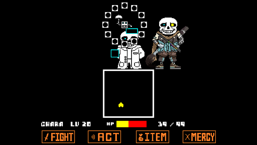 INK!sans Fight in Unitale! on Make a GIF