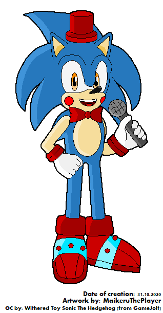 withered toy sonic the hedgehog