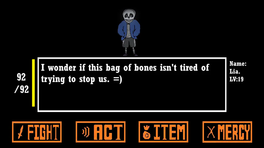 Undertale (Android) - Boss Battle: Sans (720p HD) 