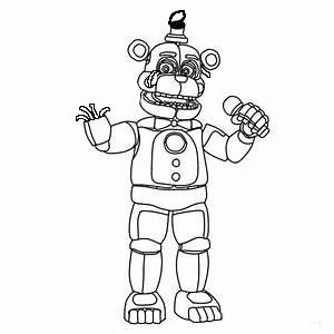 funtime freddy coloring pages