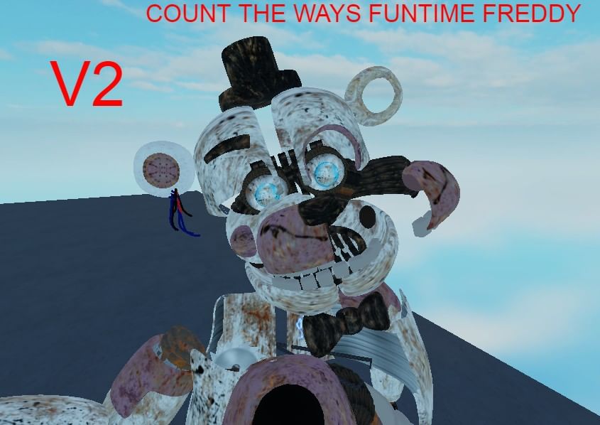 Gaming Vibes2043 On Game Jolt Count The Ways Funtime Freddy V2 Is Out New Textures From E Bredd - funtime freddy roblox