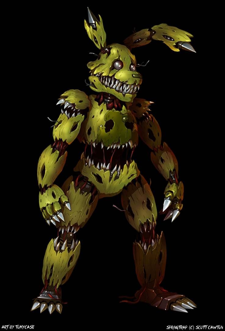 starts to turn into nightmare springtrap* .