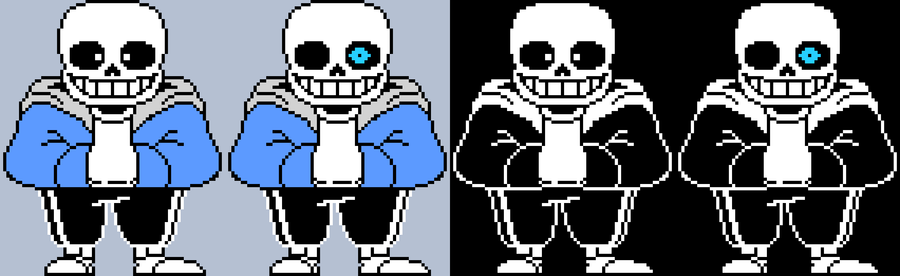 WatƐr on Game Jolt: Undertale Sans Sprite