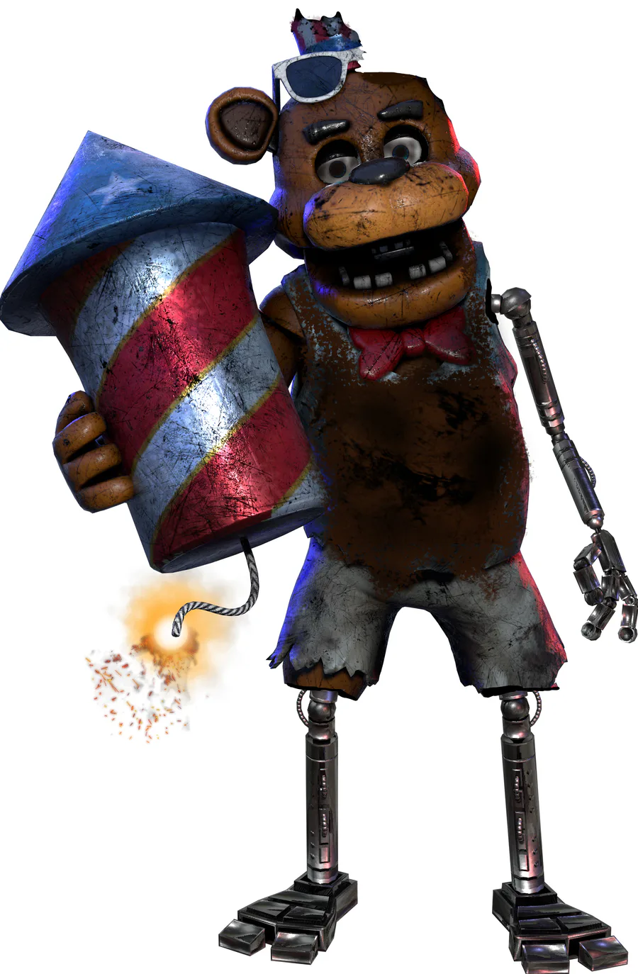 Aleksz. on Game Jolt: Withered Freddy in FNaF AR (Rebooted)