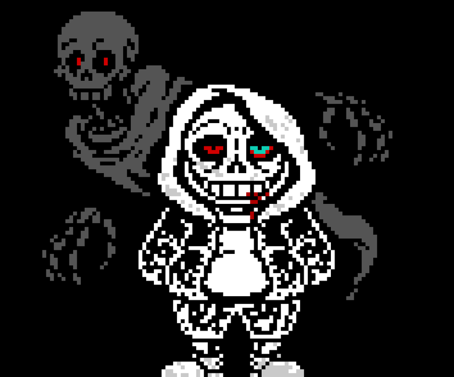 i think this sprite dust sans for me cool :3.