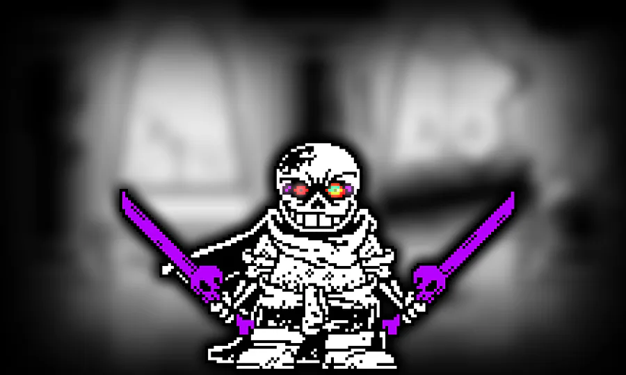 Normal Sans and Underswap Sans dialogue sprites by iGretz on