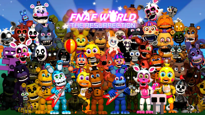 Fnaf world fan made character candy, Wiki