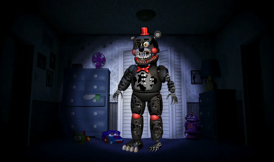 Aleksz. on Game Jolt: Blacklight bois in FNaF AR (Part 2)