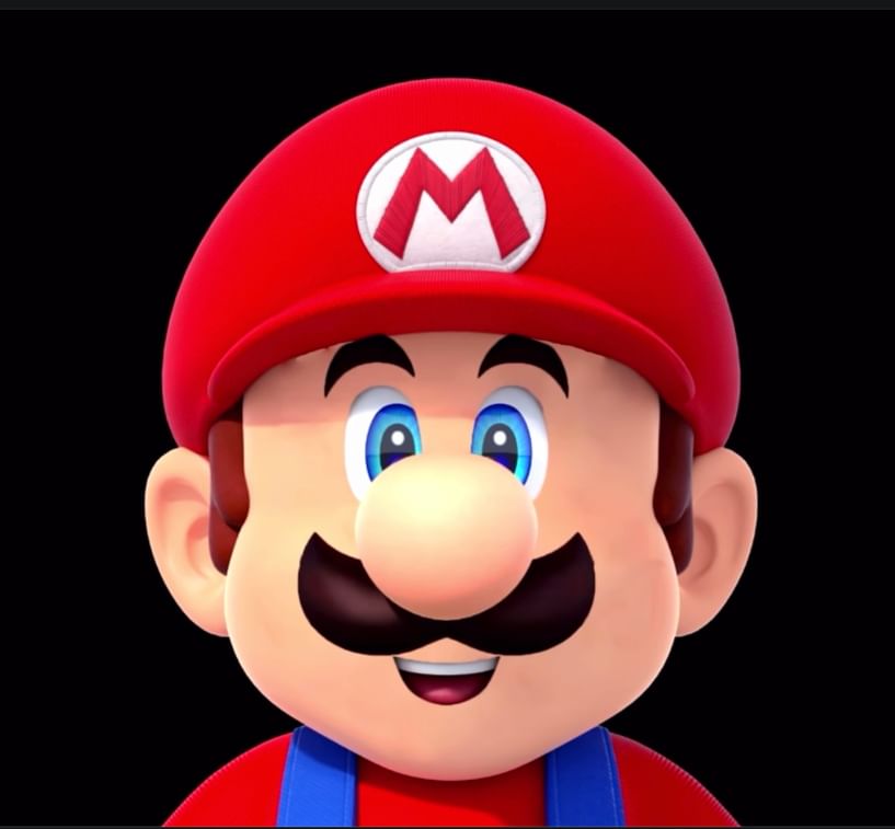 Mario with Luigi face.