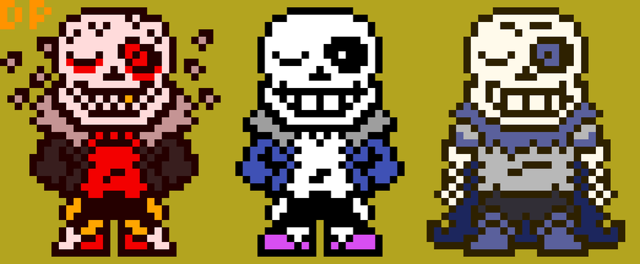 Sans au s pixel art