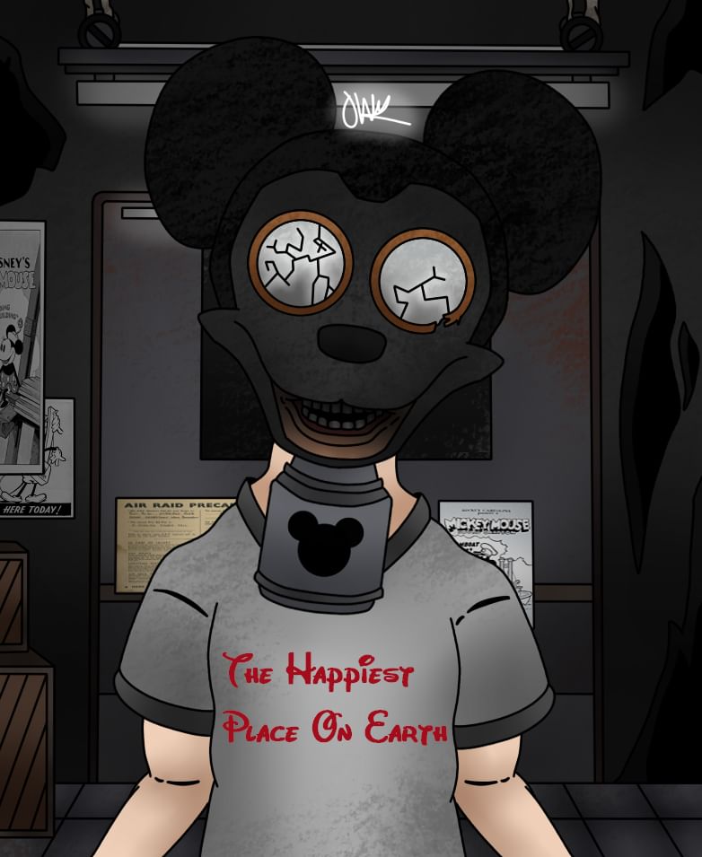 New fanart, Gascot from the Room Zero creepypasta and as a easter egg in Fn...