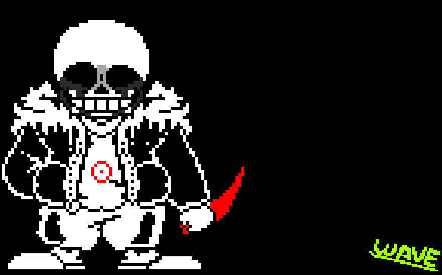 Killer Sans Sprite (Color/Battle) by Thehiddentales on Newgrounds