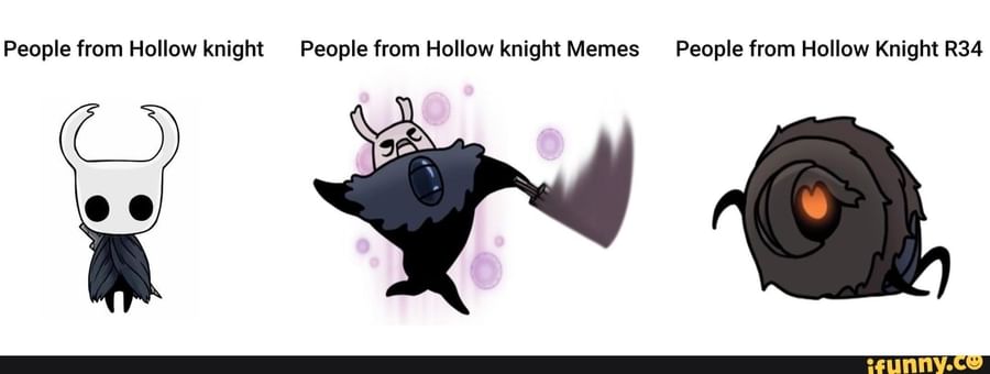 Memes in Hollow Knight.