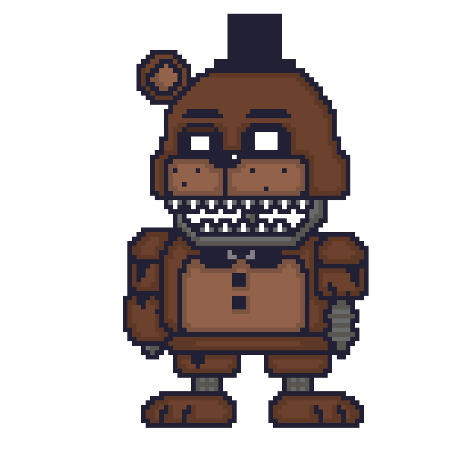 Withered Freddy Gracias Render png