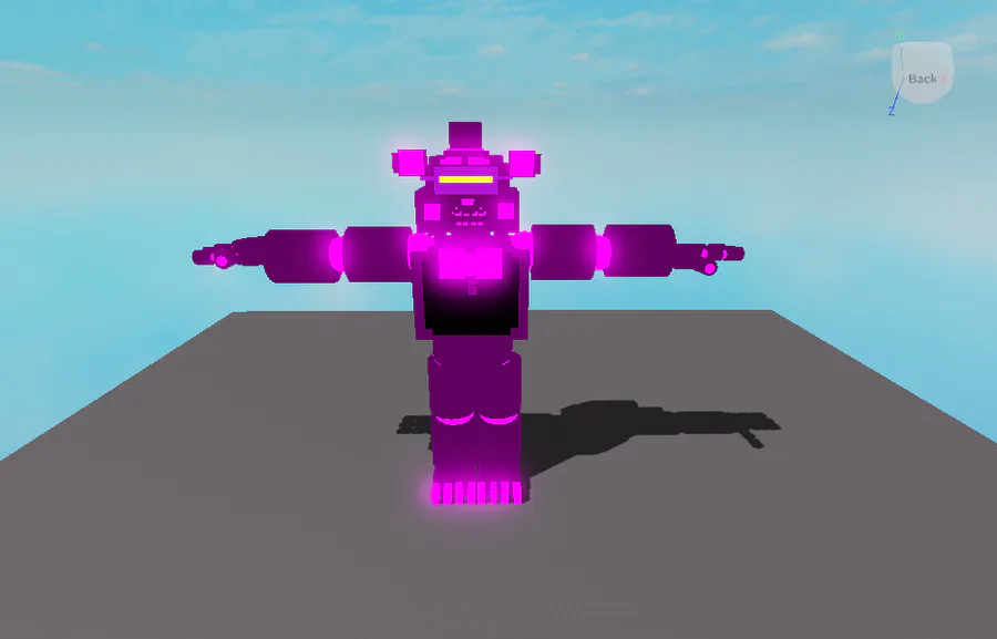 Blaze Girl (No Face) (Skin Rig for Mine-Imator)