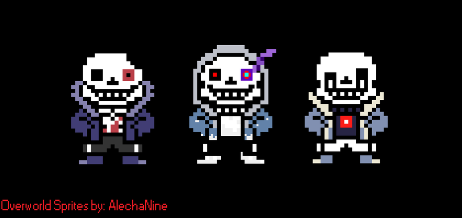 AlechaNine on Game Jolt: ///The Murderer Trio! / Horror!Sans (HorrorTale)  / Dust!Sans (DustT