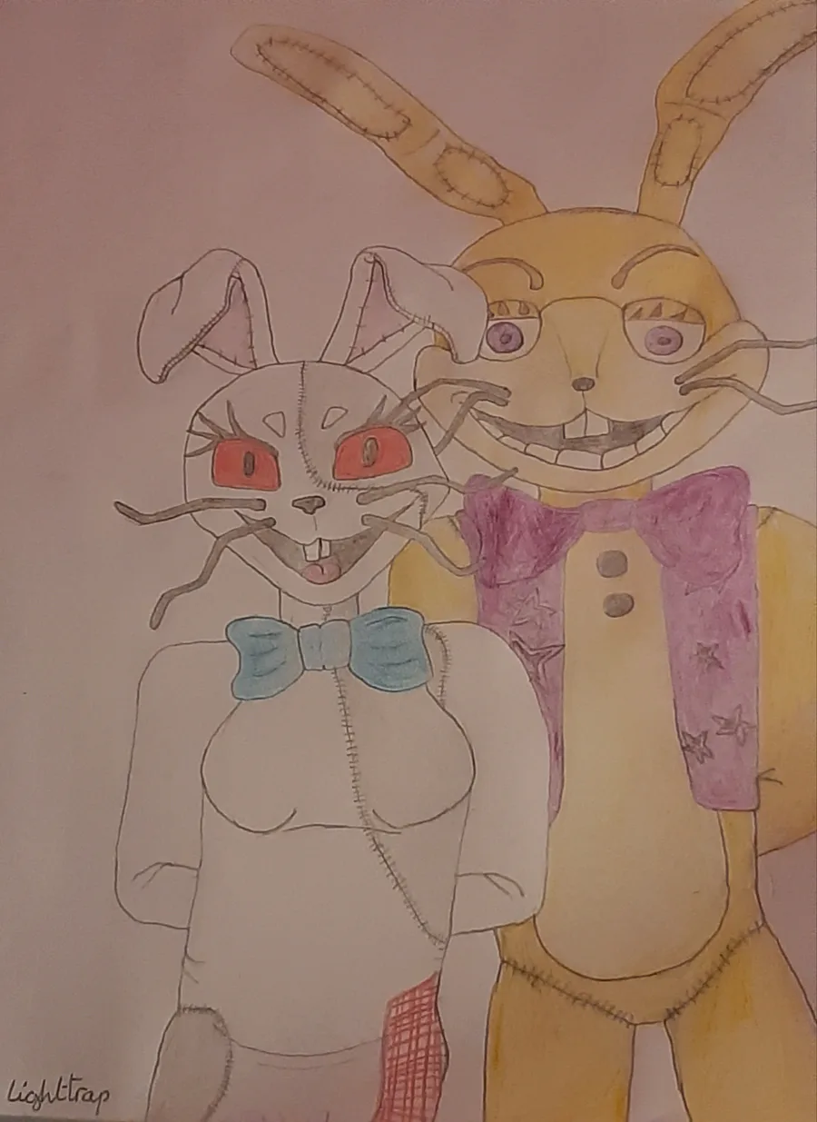 Glitchtrap And Vanny  Markiplier fnaf, Fnaf characters, Fnaf drawings