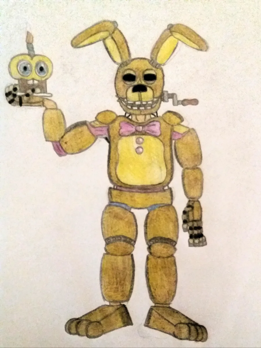 SpringBonnie and Fredbear  Fnaf art, William afton, Afton