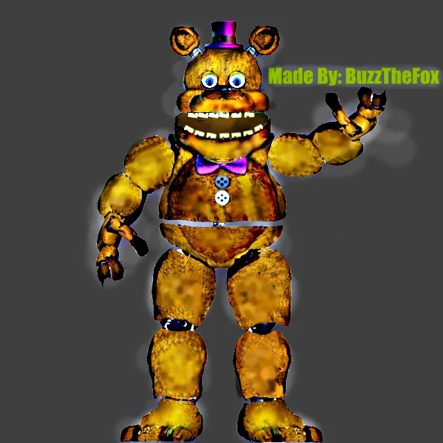 fixed nightmare fredbear fnaf 4